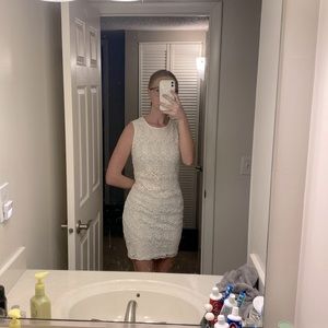 Calvin Klein lace floral dress size 4.